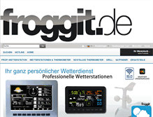 Tablet Screenshot of froggit.de